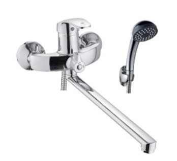  Смеситель для ванны 353511 шар перекл.душа хром Прилив Антей