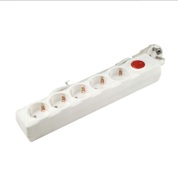  Сетевой фильтр 1,5м 5гнезд S-GSU5-1,5 WHITE