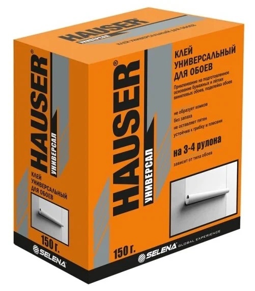  Клей обойный 250г универсальный HAUSER 10452