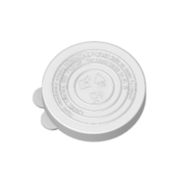  Крышка п/эт д/консерв 10шт белая прозр Радиан