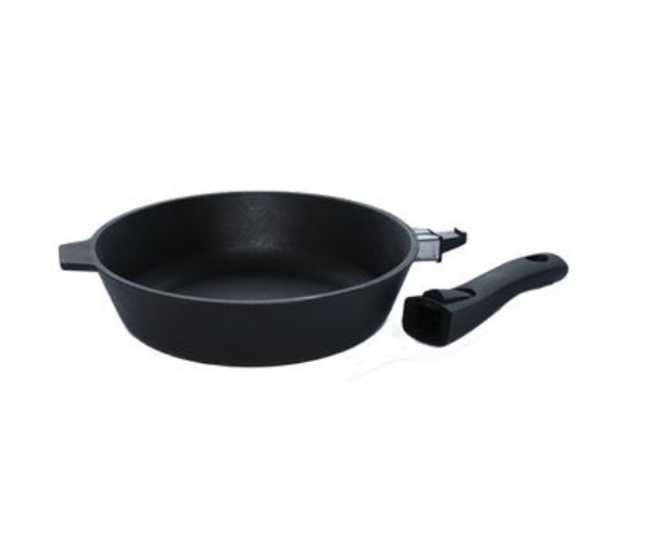  Сковорода 240*60мм чугун съем. бакелит.руч. с4060