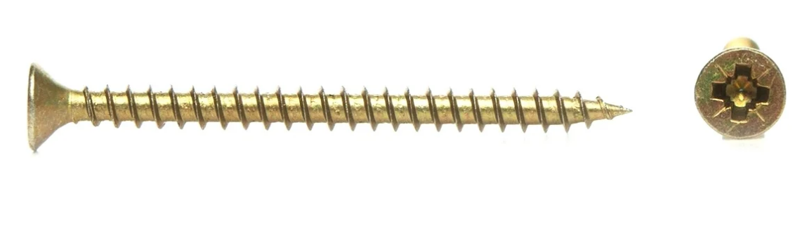  Саморез по дереву желтый Pz 5х50 650шт 2000656 КЧ