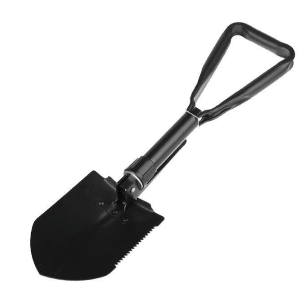  Лопата штыковая 60см саперная Урожайная сотка SM505Y складная мет/чер рел/ст V-ручка 60см