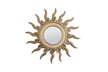  Зеркало декоративное Солнце цвет золото d60см GARDA DECOR