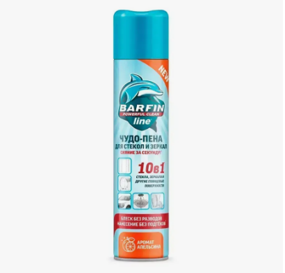  Средство для стекол 300мл Barfin Апельсин