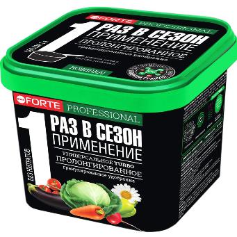  Удобрение универсальное 1л гранул Turbo Bona Forte (у12)