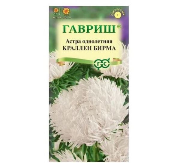  Астра Краллен Бирма однолетняя (когот крем) 0,3г Гавриш