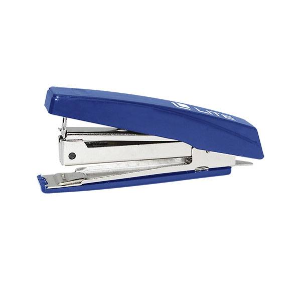  Степлер №10 LITE пластик синий 151985