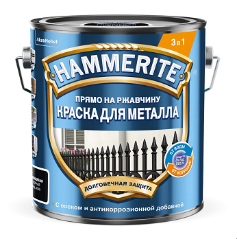  Краска гладкая белая 5л HAMMERITE
