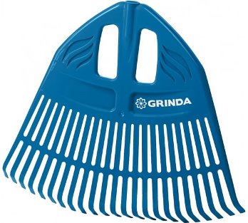  Грабли веерные Grinda 23 зуб 500*50*420 мм 421813 п/эт усиленные без черенка
