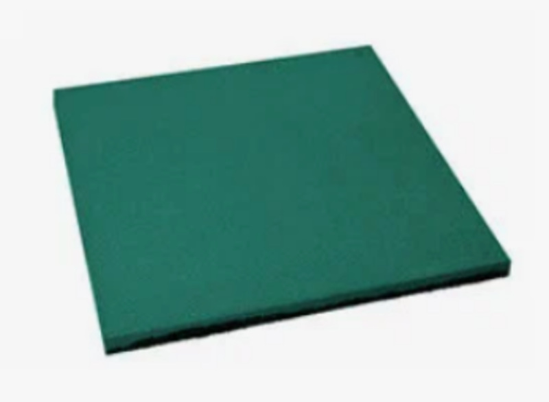  Плитка напольная резин.10*500*500 зеленая/зеленый мох