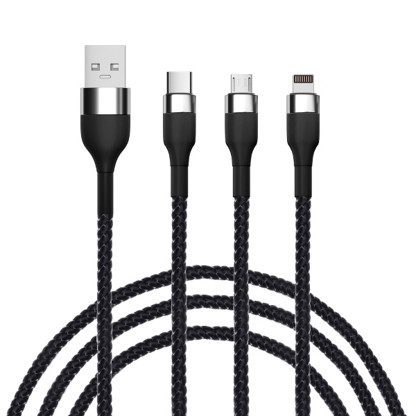  Кабель для зарядки 3в1 1,5м MicroUSB Type-C 931-222