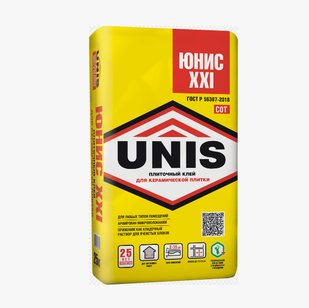  Клей плиточный 5кг Юнис XXI