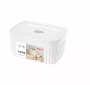  Коробка 2,5л 230*150*90мм с крышкой Velvet белый 433238816