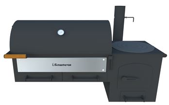  Печь ПКМ-смокер Профи без подставки Башпечи