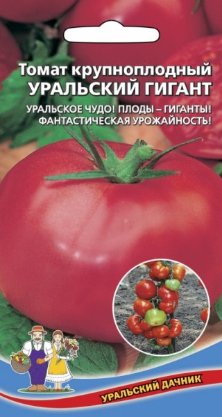 Томат Уральский гигант красный крупноплод. цв Урал.Дачник