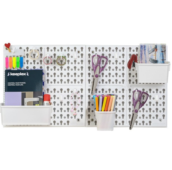  Органайзер для хранения настенный 652*100*326мм Keeplex Puzzle белый KL360012006