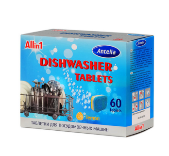  Таблетки для посудомоечной машины Антелла 60шт All in 1 22043