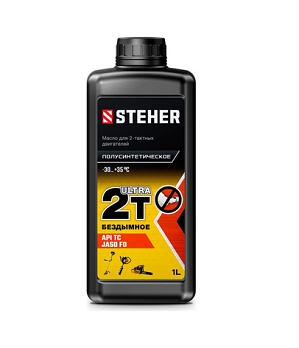  Масло 2-х тактное 1л полусинтетическое 2T Ultra 76004-1 Steher