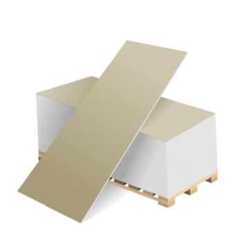 Гипсокартон обычный 2500*1200*9,5мм 3кв.м Волма - фото