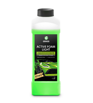  Автошампунь 1л для бесконтактной мойки Активная пена Active Foam Light 132100 Grass