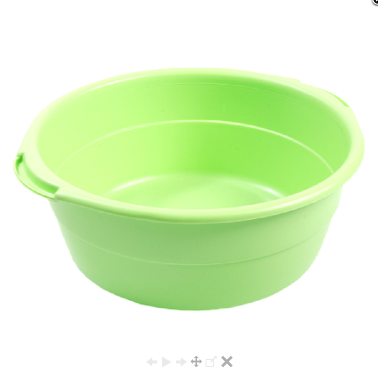  Таз 14л ударопрочный мятный Радиан