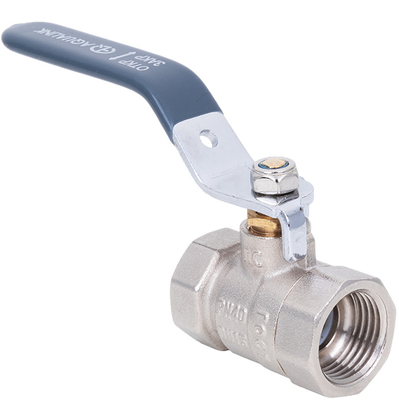  Кран шаровой 1" г/г рычаг 01145 Aqualink