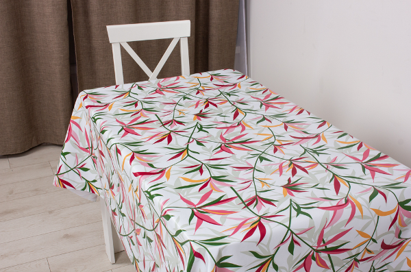  Клеенка 140см 702/9 Листья бамбука Камелия 15471