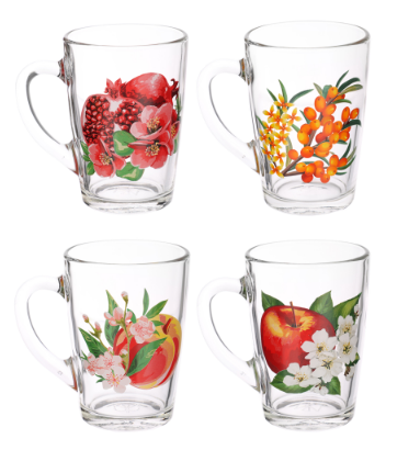  Кружка 300мл Дизайн стекло 879-117