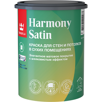  Краска в/д интерьерная 2,7л мат Harmony Satin A Tikkurila
