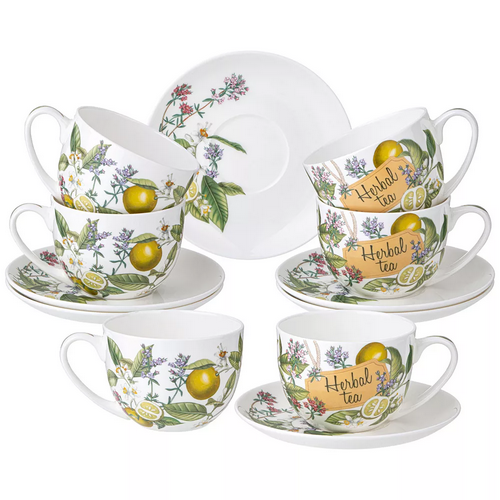  Набор чайный 12пр 330мл Фруктовая Корзина Lefard