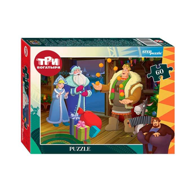  Пазл 60 три богатыря и пуп земли 81251 Степ 