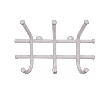  Вешалка металлическая 3 рож. 240х80х165 белая Норма ВН64Б ЗМИ