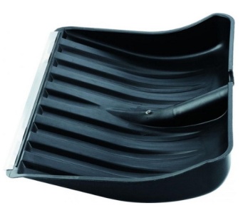  Лопата снеговая 510*400мм пласт №3 c оц/план б/чер Радиан 2810