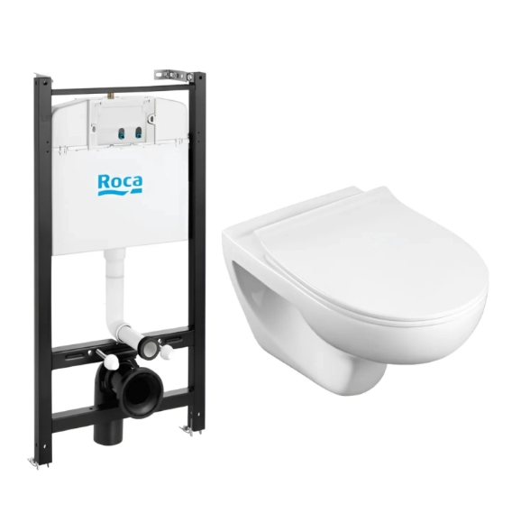  Инсталяция+унитаз + сиден Victoria Rimless Roca