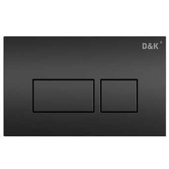  Клавиша смывн для инсталляции Berlin черн DB1439025 D&K