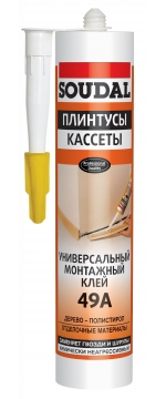 Клей монтажный акрил 280мл Strong белый Kudo Home KBK-341