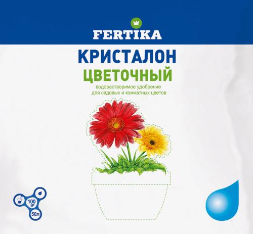 Удобрение для цветов 100г Кристалон Цветочный Фертика