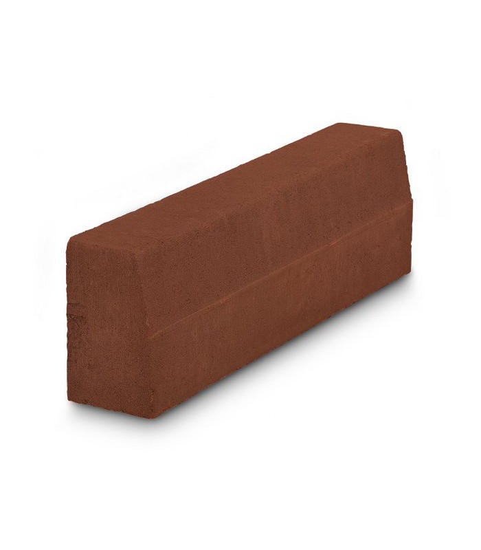  Камень бордюрный 220*75*1000 шоколад