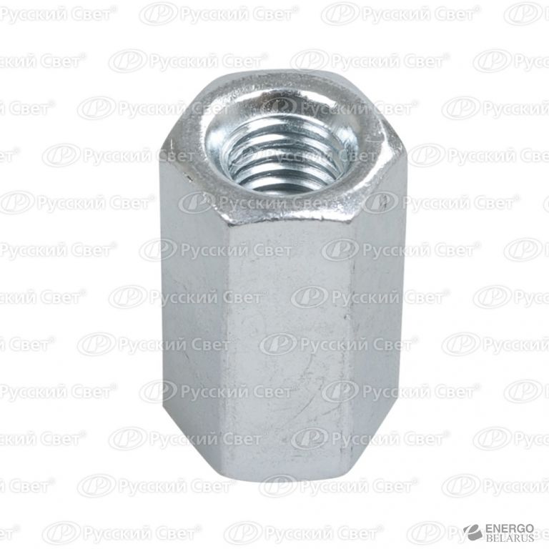  Гайка соединительная М6*18 DIN6334