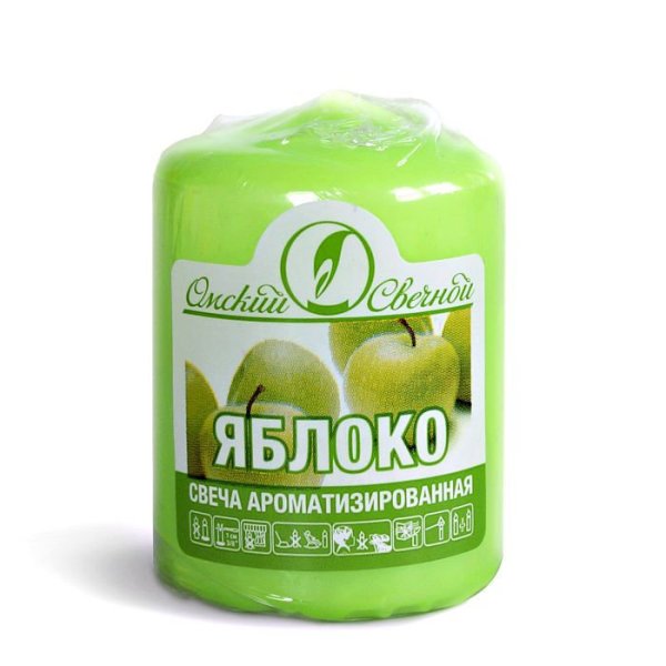  Свеча пеньковая 40*50 Яблоко 079111