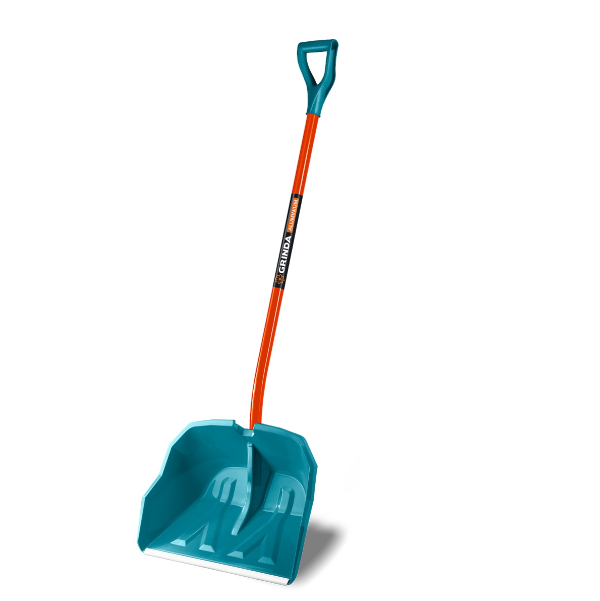  Лопата снеговая 590*400мм пласт, ал.черенок GRINDA  Alu-600 39942