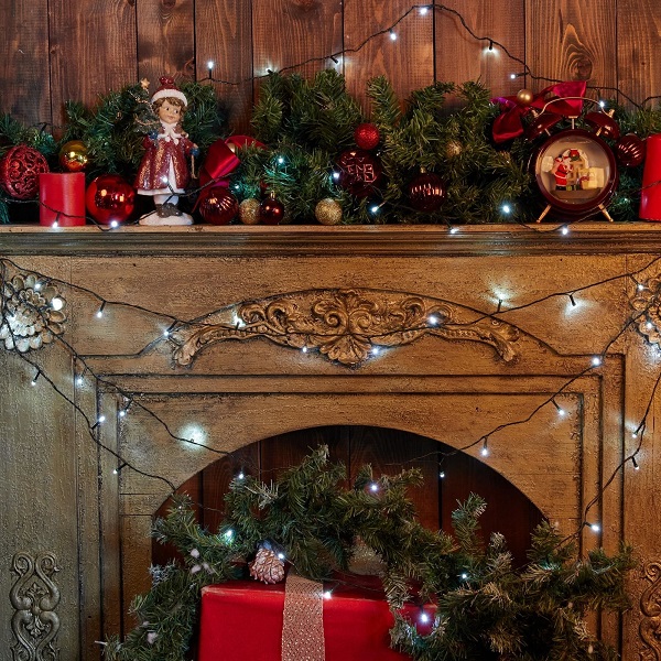  Гирлянда св/д нить 20м 200LED белый/провод зеленый IP20 ULD-S2000-200/DTA WHITE