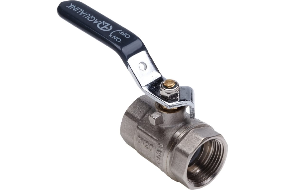  Кран шаровой 1/2" г/г рычаг 01143 Aqualink