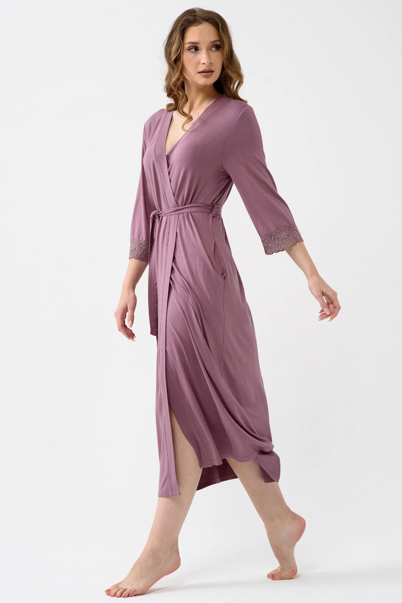  Халат жен р.46 сиреневый Флирт 2278-Ви