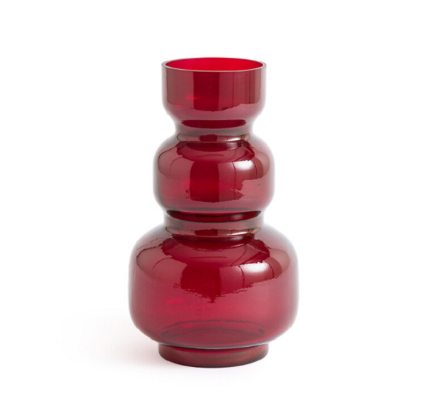  Ваза 17,5*30см из цветного стекла Veranna