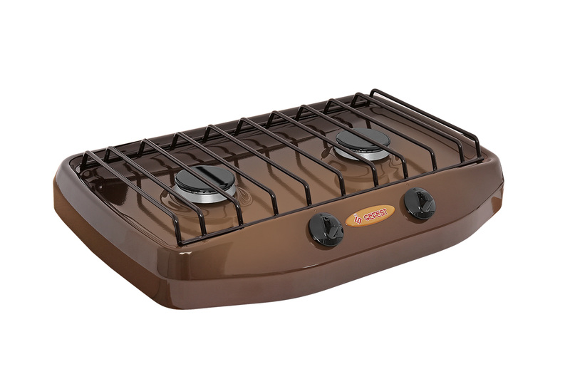  Плитка газовая 2-конф Гефест ПГ 700-02 коричневая