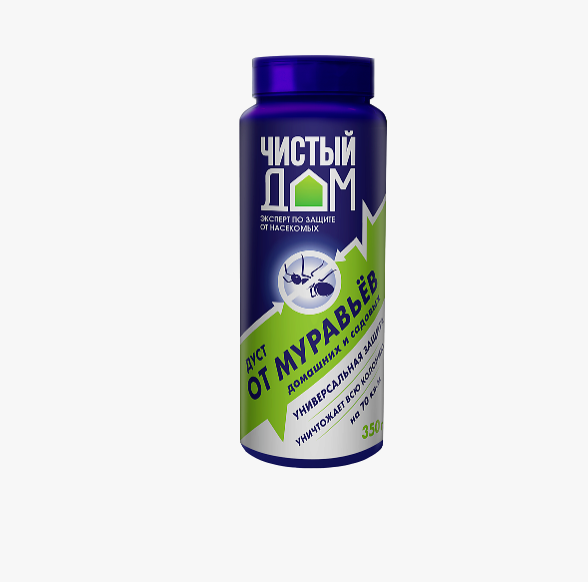  Дуст от муравьев 350г (туба) Чистый Дом (к12) 