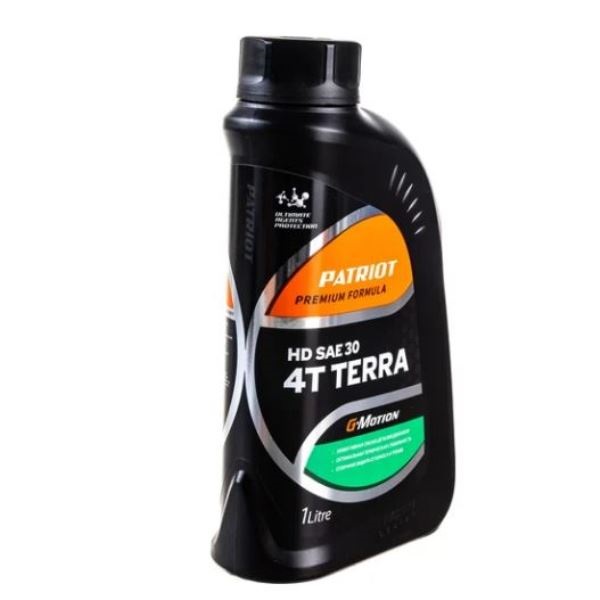  Масло 4-х тактное 1л минеральное SAE 30 G-motion Patriot 