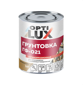  Грунт ГФ-021 серая 1кг Оптилюкс Ижсинтез (уп.14) Ж
